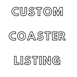 Custom Slate Coaster Set of 4