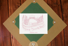 Progressive Field - Cleveland Indians - Stipple Art Print - Stipple Drawing - Baseball Art - Cleveland Indians Art - Cleveland Indians Print