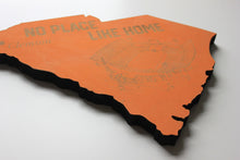 State of South Carolina Wooden Cut Out Featuring Memorial Stadium, home of the Clemson Tigers