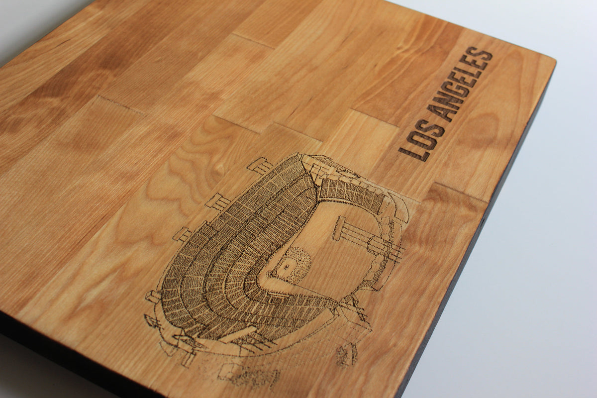 Los Angeles Dodgers Home Plate Cutting Boards, Multiple Sizes