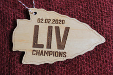 LIV Champions, Kansas City, Stipple Art Wood Ornament