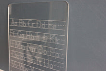 Reusable Acrylic Dry Erase Alphabet & Number Board