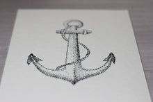 Anchor Stipple Art Print