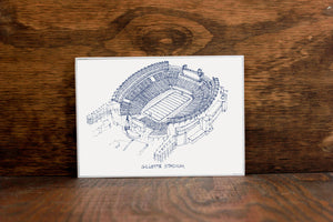Gillette Stadium  - New England Patriots - Stipple Art Print - Stipple Drawing - Football Art - New England Patriots Art - Patriot Print