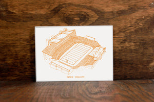 Reser Stadium - Oregon State Beavers - Stipple Art Print - Football Art - Oregon State Beavers Art - Oregon State Beavers Print