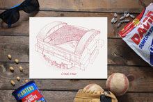 Chase Field - Arizona Diamondbacks - Stipple Art Print - Baseball Art - Arizona Diamondbacks Art - Arizona Diamondbacks Print