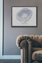 MetLife Stadium - New York Giants - Stipple Art Print - Football Art - New York Giants Art - Giants Print