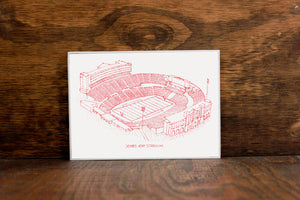 Jones AT&T Stadium - Texas Tech Red Raiders - Stipple Art Print - Football Art - Texas Tech Red Raiders Art - Texas Tech Red Raiders Print