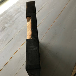 Hockey Butcher Block Cutting Board- Stipple Art