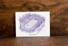 Tiger Stadium, Home of the LSU Tigers, Stipple Art Print