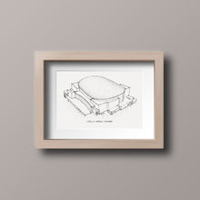 Wells Fargo Center - Philadelphia Flyers - Stipple Art Print - Stipple Drawing - Hockey Art - Philadelphia Flyers Art - Arena Art