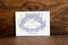 Arlington Stadium - Texas Rangers - Stipple Art Print - Baseball Art - Texas Rangers Art - Texas Rangers Print