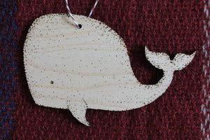 Whale - Stipple Drawing Ornament - Christmas