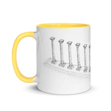 The Columns Mug with Color Accents
